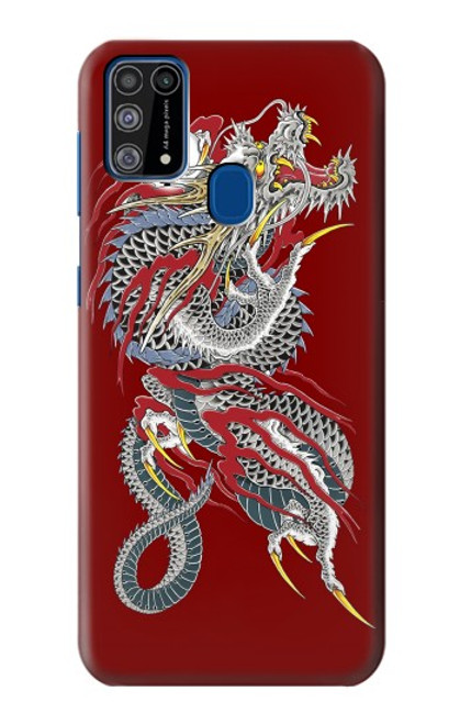 W2104 Yakuza Dragon Tattoo Hard Case and Leather Flip Case For Samsung Galaxy M31