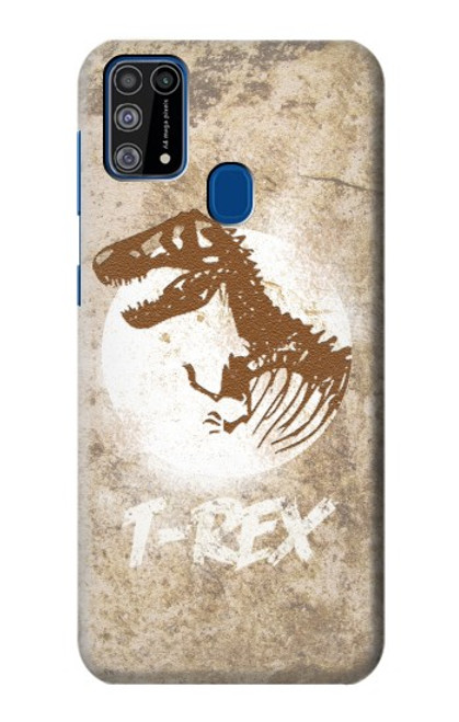 W2372 T-Rex Jurassic Fossil Hard Case and Leather Flip Case For Samsung Galaxy M31