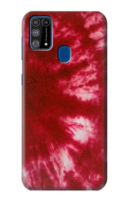 W2480 Tie Dye Red Hard Case and Leather Flip Case For Samsung Galaxy M31