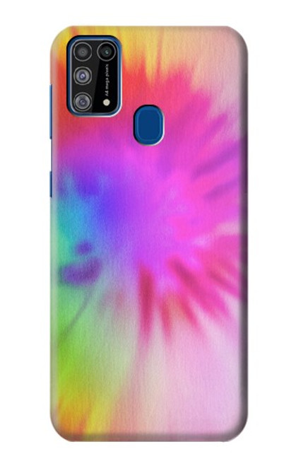 W2488 Tie Dye Color Hard Case and Leather Flip Case For Samsung Galaxy M31