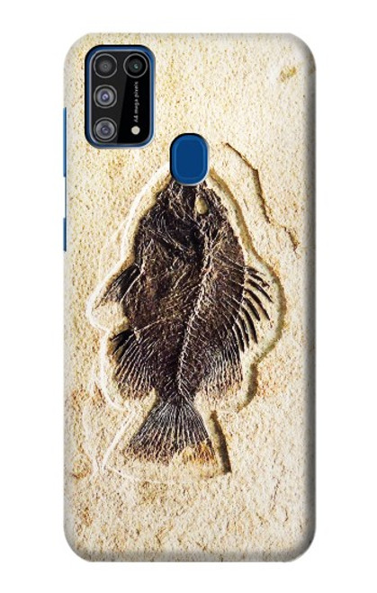 W2562 Fossil Fish Hard Case and Leather Flip Case For Samsung Galaxy M31