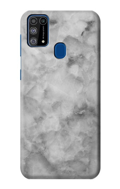 W2845 Gray Marble Texture Hard Case and Leather Flip Case For Samsung Galaxy M31