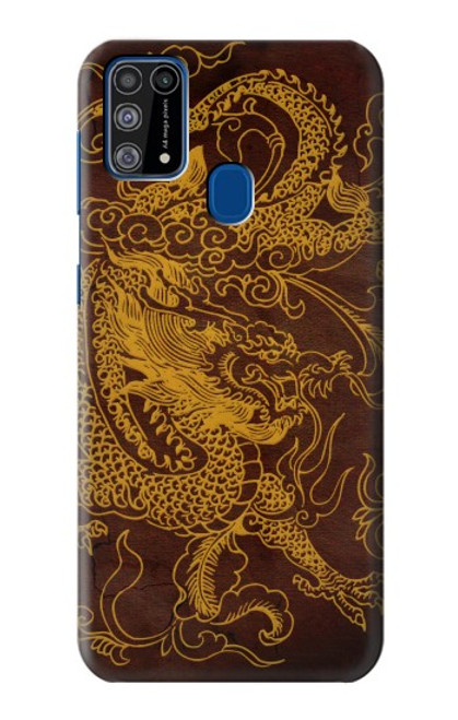 W2911 Chinese Dragon Hard Case and Leather Flip Case For Samsung Galaxy M31