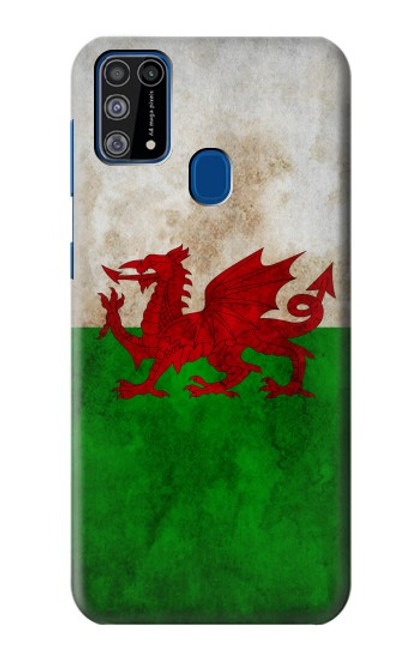 W2976 Wales Football Soccer Flag Hard Case and Leather Flip Case For Samsung Galaxy M31