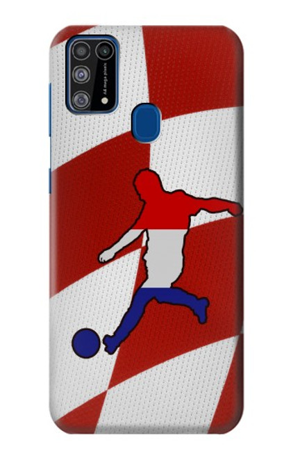 W2993 Croatia Football Soccer Hard Case and Leather Flip Case For Samsung Galaxy M31