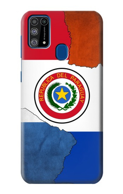 W3017 Paraguay Flag Hard Case and Leather Flip Case For Samsung Galaxy M31