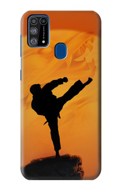 W3024 Kung Fu Karate Fighter Hard Case and Leather Flip Case For Samsung Galaxy M31