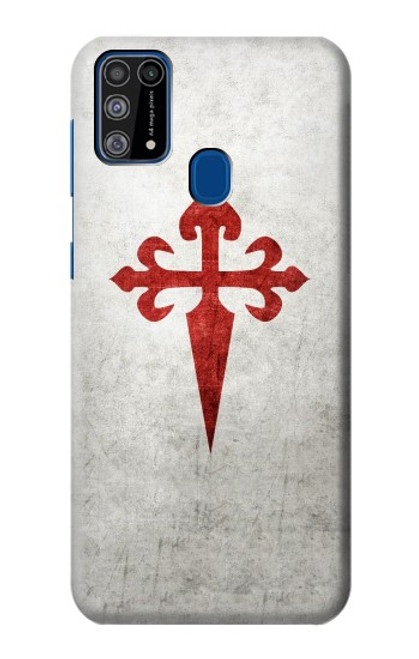 W3200 Order of Santiago Cross of Saint James Hard Case and Leather Flip Case For Samsung Galaxy M31