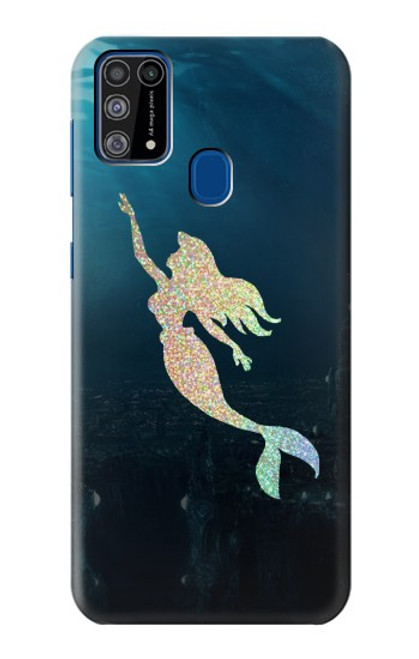 W3250 Mermaid Undersea Hard Case and Leather Flip Case For Samsung Galaxy M31