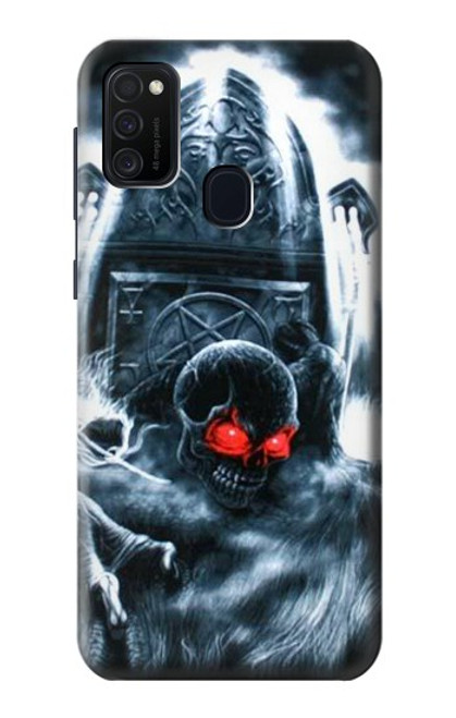 W0297 Zombie Dead Man Hard Case and Leather Flip Case For Samsung Galaxy M21