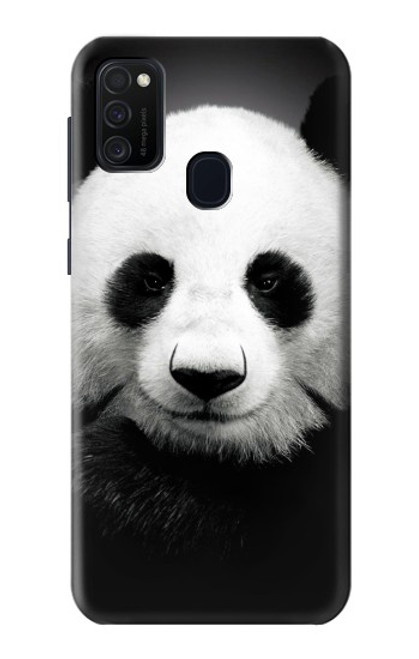 W1072 Panda Bear Hard Case and Leather Flip Case For Samsung Galaxy M21