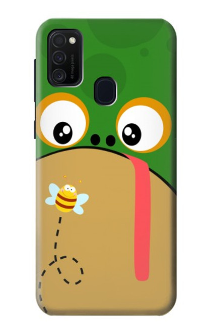 W2765 Frog Bee Cute Cartoon Hard Case and Leather Flip Case For Samsung Galaxy M21