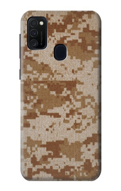 W2939 Desert Digital Camo Camouflage Hard Case and Leather Flip Case For Samsung Galaxy M21