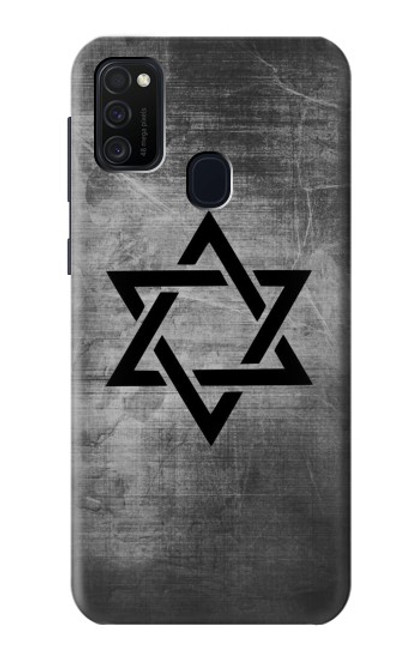 W3107 Judaism Star of David Symbol Hard Case and Leather Flip Case For Samsung Galaxy M21