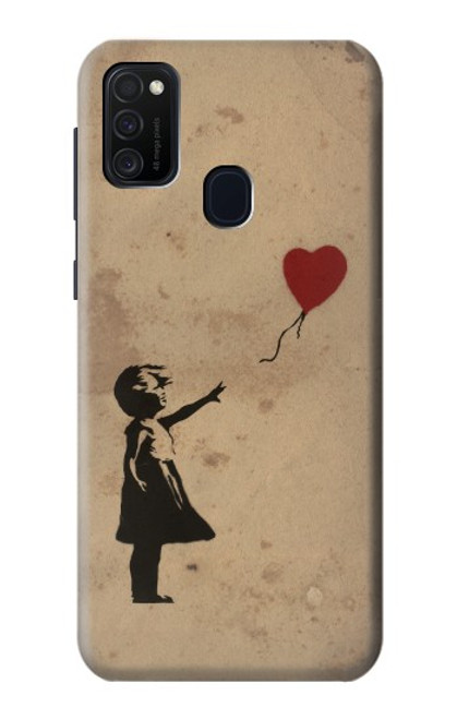 W3170 Girl Heart Out of Reach Hard Case and Leather Flip Case For Samsung Galaxy M21