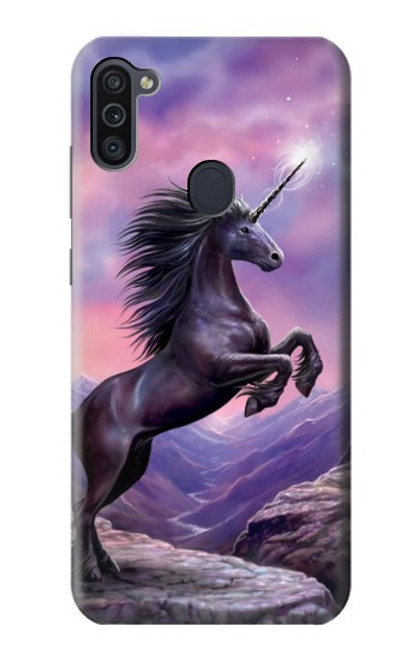 W1461 Unicorn Fantasy Horse Hard Case and Leather Flip Case For Samsung Galaxy M11