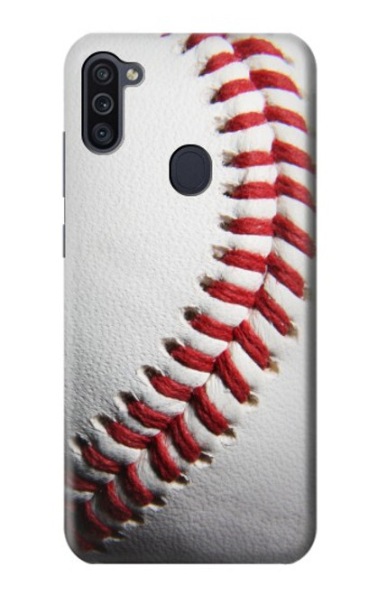 W1842 New Baseball Hard Case and Leather Flip Case For Samsung Galaxy M11