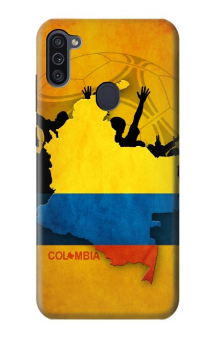 W2996 Colombia Football Soccer Hard Case and Leather Flip Case For Samsung Galaxy M11