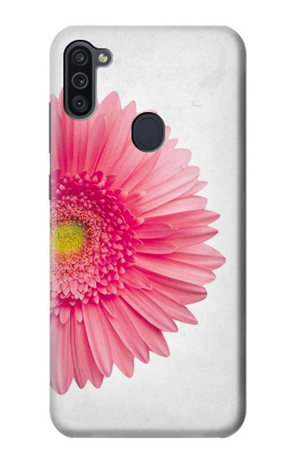 W3044 Vintage Pink Gerbera Daisy Hard Case and Leather Flip Case For Samsung Galaxy M11