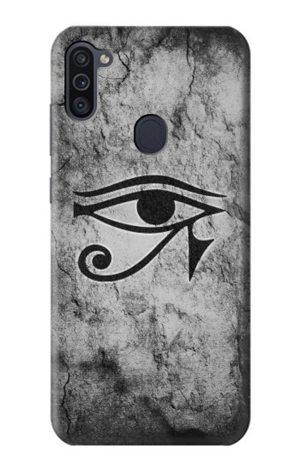 W3108 Ancient Egyptian Sun Eye Of Horus Hard Case and Leather Flip Case For Samsung Galaxy M11