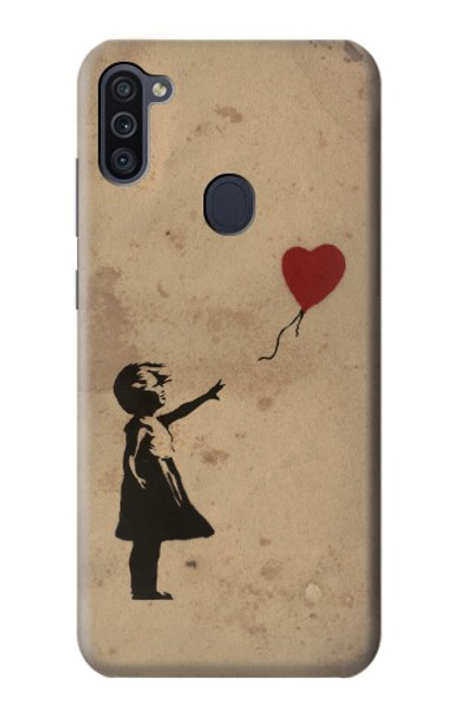 W3170 Girl Heart Out of Reach Hard Case and Leather Flip Case For Samsung Galaxy M11