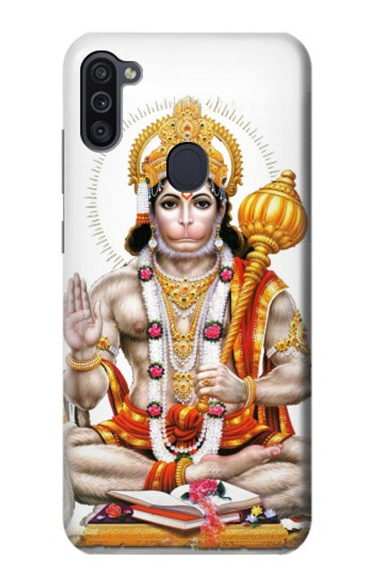 W3186 Lord Hanuman Chalisa Hindi Hindu Hard Case and Leather Flip Case For Samsung Galaxy M11