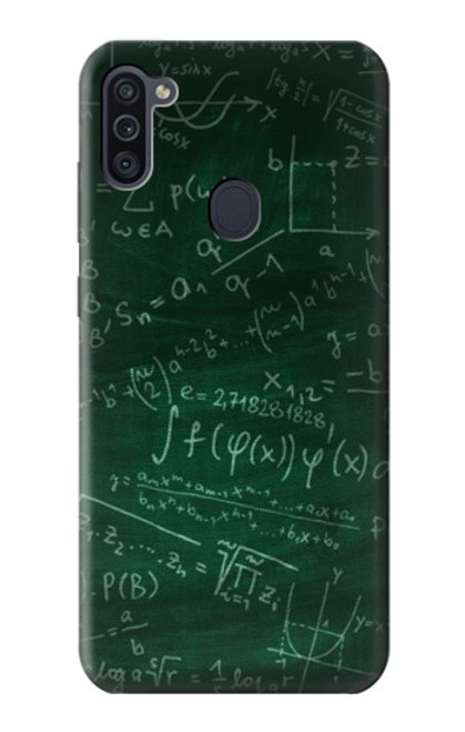 W3190 Math Formula Greenboard Hard Case and Leather Flip Case For Samsung Galaxy M11