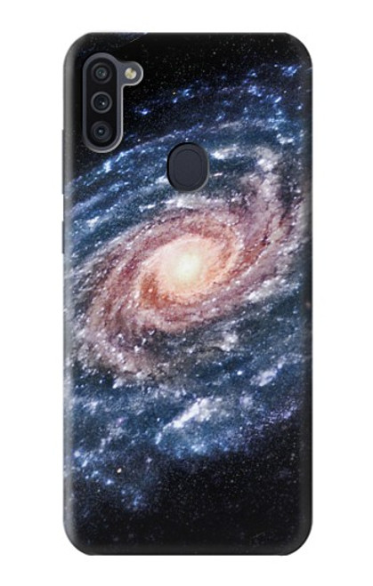 W3192 Milky Way Galaxy Hard Case and Leather Flip Case For Samsung Galaxy M11