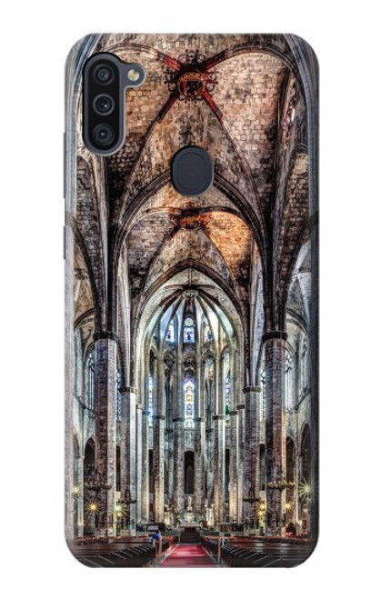 W3210 Santa Maria Del Mar Cathedral Hard Case and Leather Flip Case For Samsung Galaxy M11