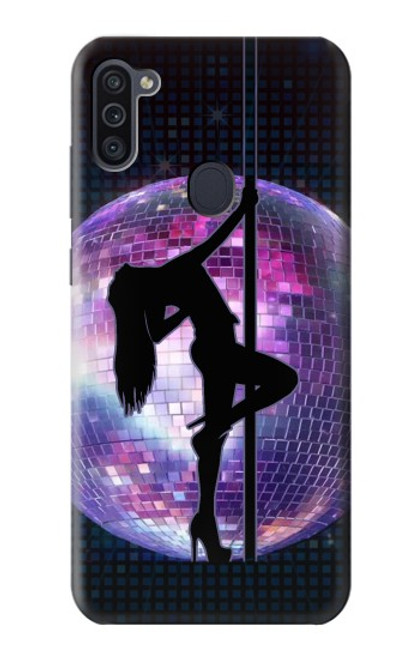 W3284 Sexy Girl Disco Pole Dance Hard Case and Leather Flip Case For Samsung Galaxy M11