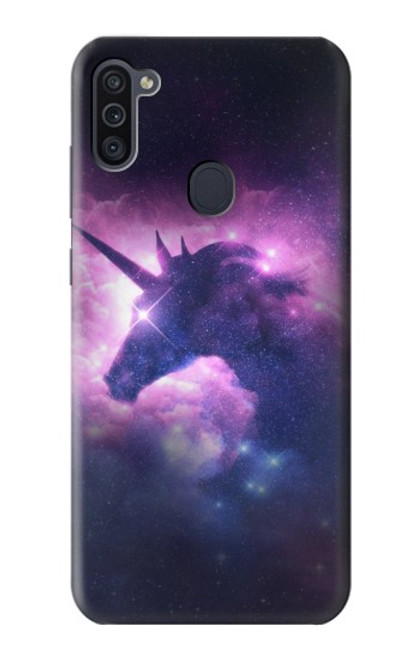 W3538 Unicorn Galaxy Hard Case and Leather Flip Case For Samsung Galaxy M11