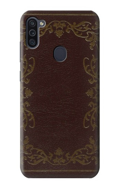 W3553 Vintage Book Cover Hard Case and Leather Flip Case For Samsung Galaxy M11