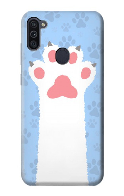 W3618 Cat Paw Hard Case and Leather Flip Case For Samsung Galaxy M11