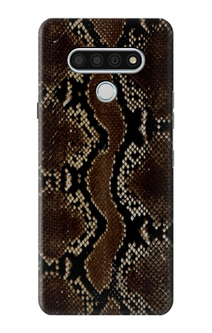 W0553 Snake Skin Hard Case and Leather Flip Case For LG Stylo 6