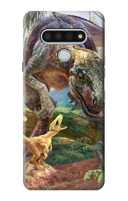 W1290 Dinosaurs T-Rex Hard Case and Leather Flip Case For LG Stylo 6