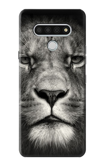 W1352 Lion Face Hard Case and Leather Flip Case For LG Stylo 6