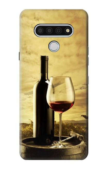 W2042 A Grape Vineyard Grapes Bottle Red Wine Hard Case and Leather Flip Case For LG Stylo 6