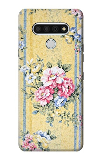 W2229 Vintage Flowers Hard Case and Leather Flip Case For LG Stylo 6