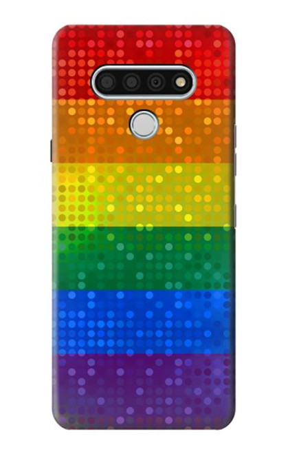 W2683 Rainbow LGBT Pride Flag Hard Case and Leather Flip Case For LG Stylo 6