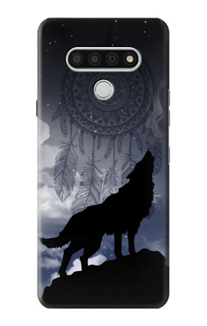 W3011 Dream Catcher Wolf Howling Hard Case and Leather Flip Case For LG Stylo 6