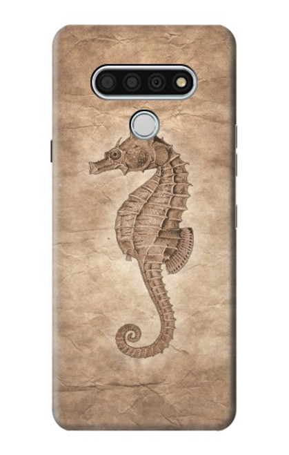 W3214 Seahorse Skeleton Fossil Hard Case and Leather Flip Case For LG Stylo 6