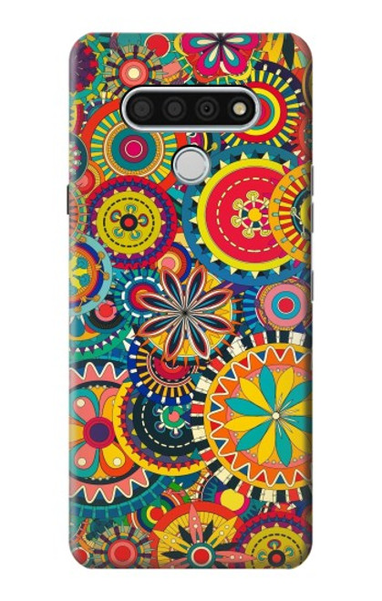 W3272 Colorful Pattern Hard Case and Leather Flip Case For LG Stylo 6