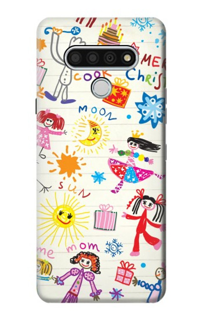 W3280 Kids Drawing Hard Case and Leather Flip Case For LG Stylo 6