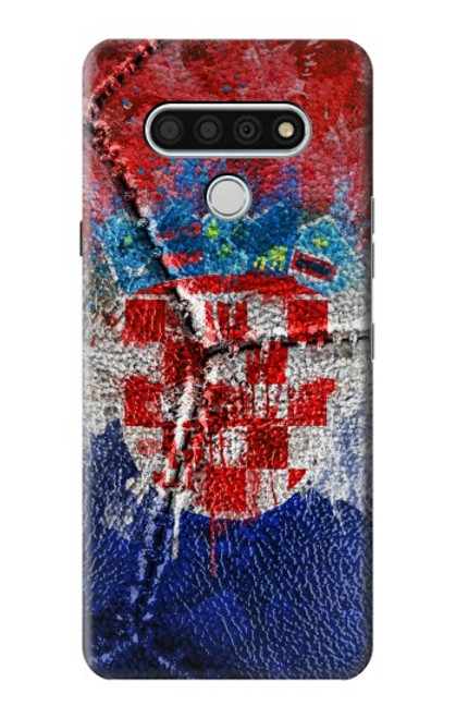 W3313 Croatia Flag Vintage Football Graphic Hard Case and Leather Flip Case For LG Stylo 6