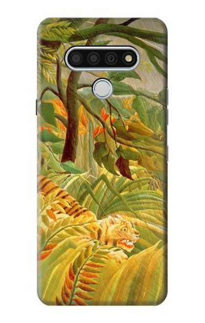 W3344 Henri Rousseau Tiger in a Tropical Storm Hard Case and Leather Flip Case For LG Stylo 6