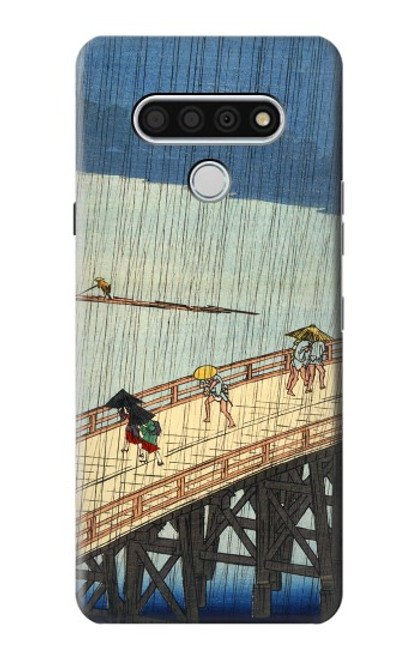 W3347 Utagawa Hiroshige Sudden shower Hard Case and Leather Flip Case For LG Stylo 6