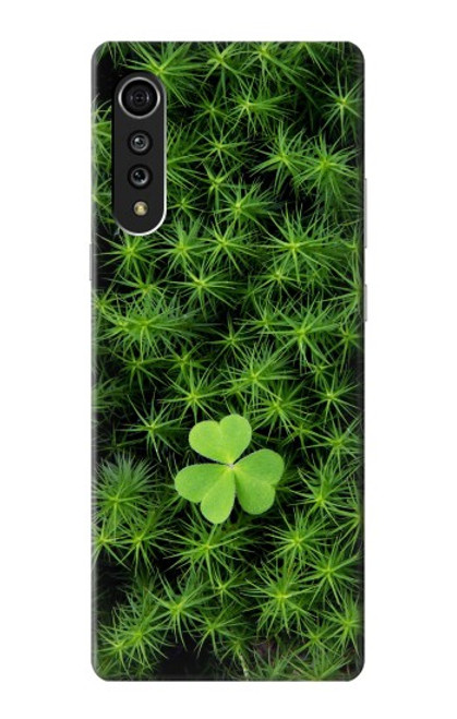 W0358 Clover Lucky Leaf Hard Case and Leather Flip Case For LG Velvet