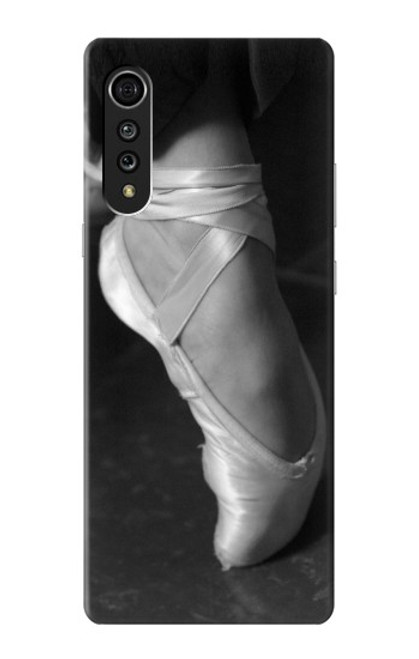 W1593 Ballet Pointe Shoe Hard Case and Leather Flip Case For LG Velvet