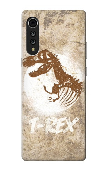 W2372 T-Rex Jurassic Fossil Hard Case and Leather Flip Case For LG Velvet