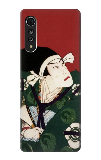 W2498 Japan Art Toyohara Kunichika Hard Case and Leather Flip Case For LG Velvet